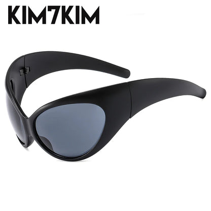 Retro Futuristic Sunglasses – Steampunk Y2K Style – Elegant Men's Accessory | Accessorio Uomo Elegante