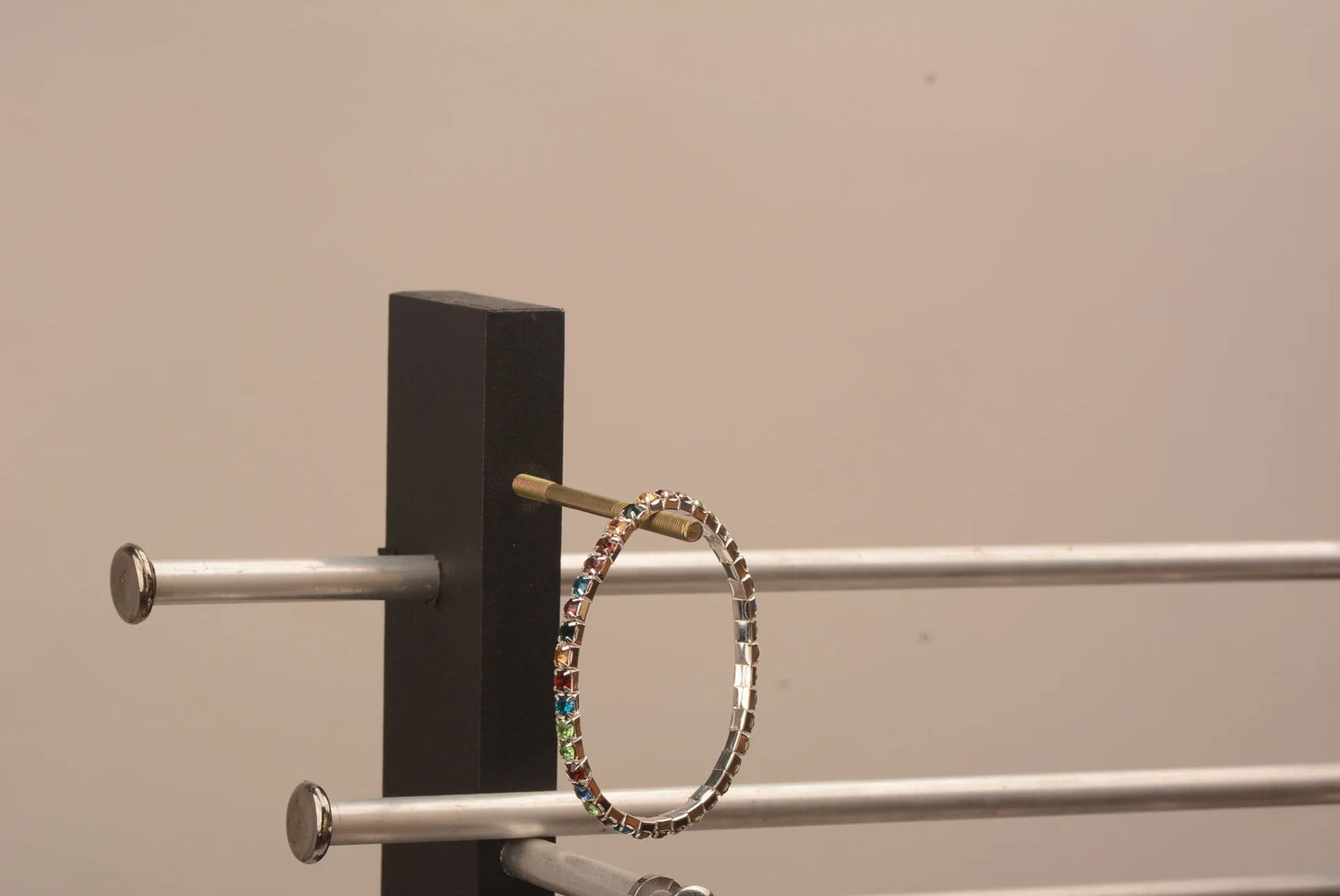 DRAVEN — Crystal Elastic Bangle Set