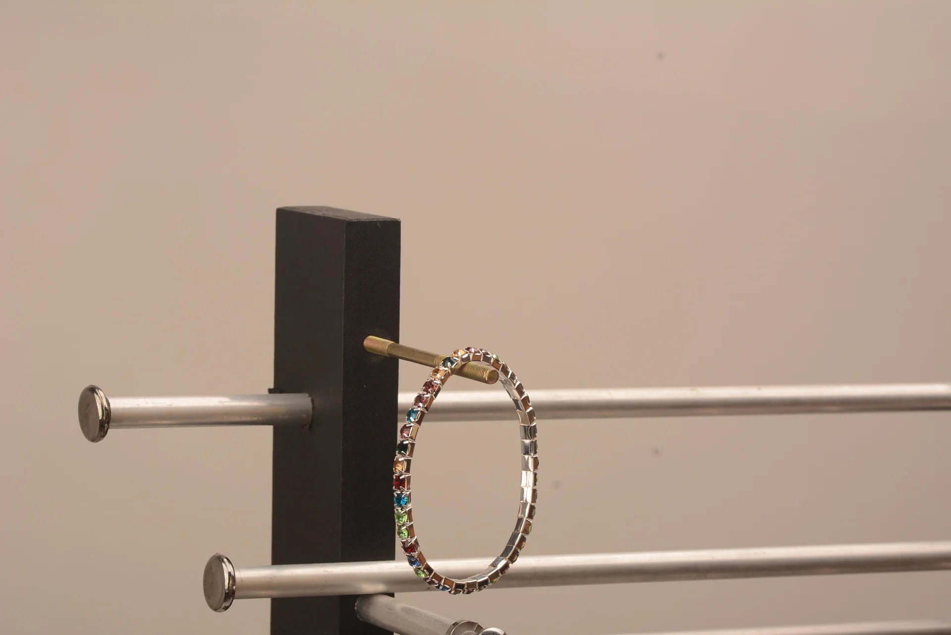 Crystal Elastic Bangle Set – Elegant Men's Accessory | Accessorio Uomo Elegante