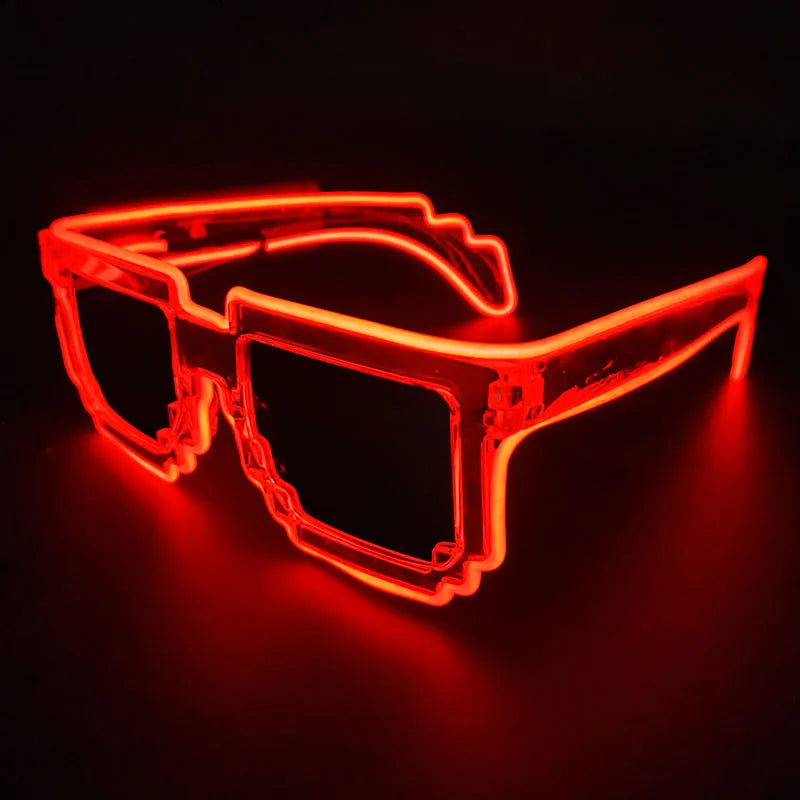 DRAVEN — Glow-in-the-Dark LED Sunglasses – Mosaic Party Style
