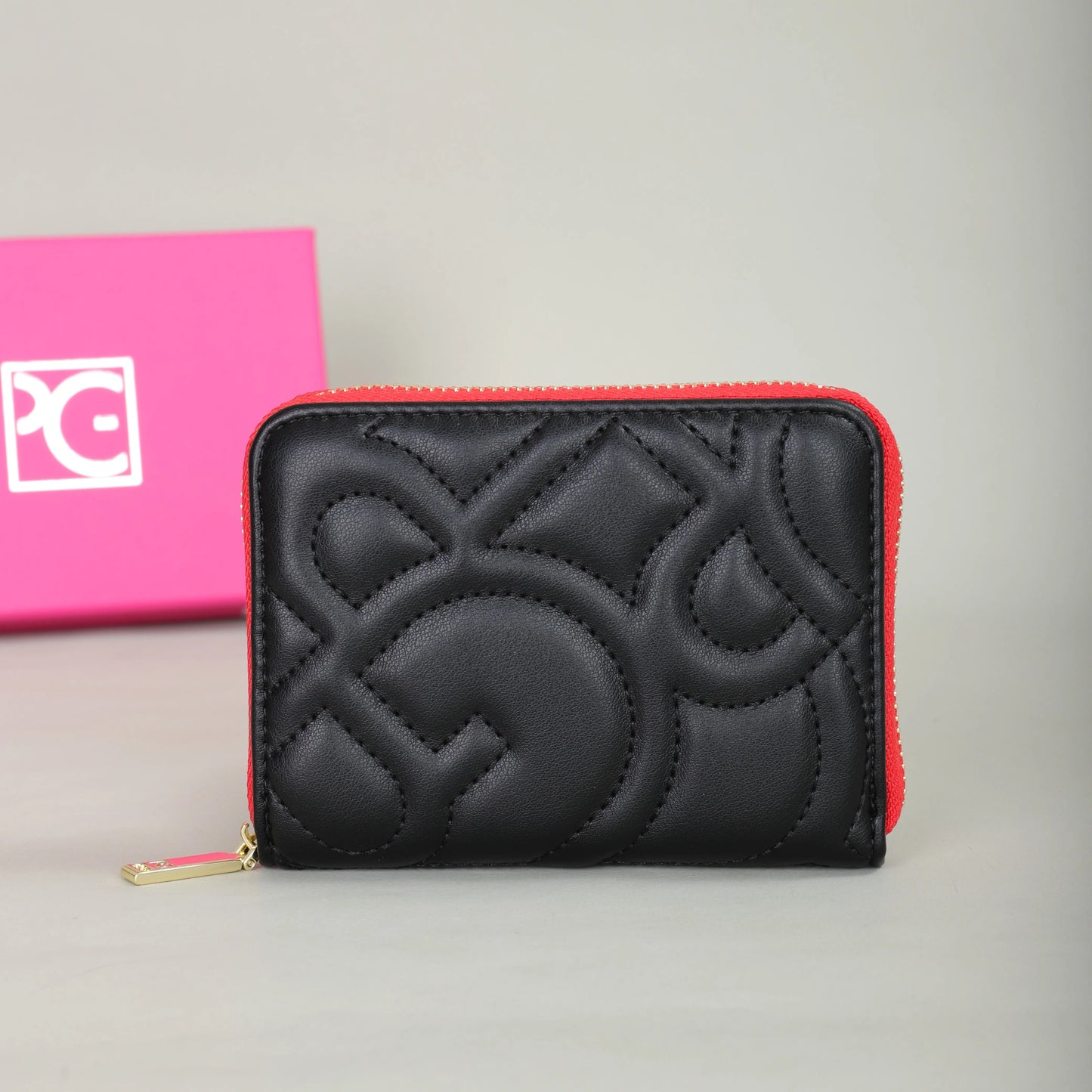 DRAVEN — Retro Leather Wallet Unisex 2025 Letter Print Design