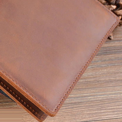 Genuine Leather Passport Wallet Unisex Vintage Cowhide – Elegant Men's Accessory | Accessorio Uomo Elegante
