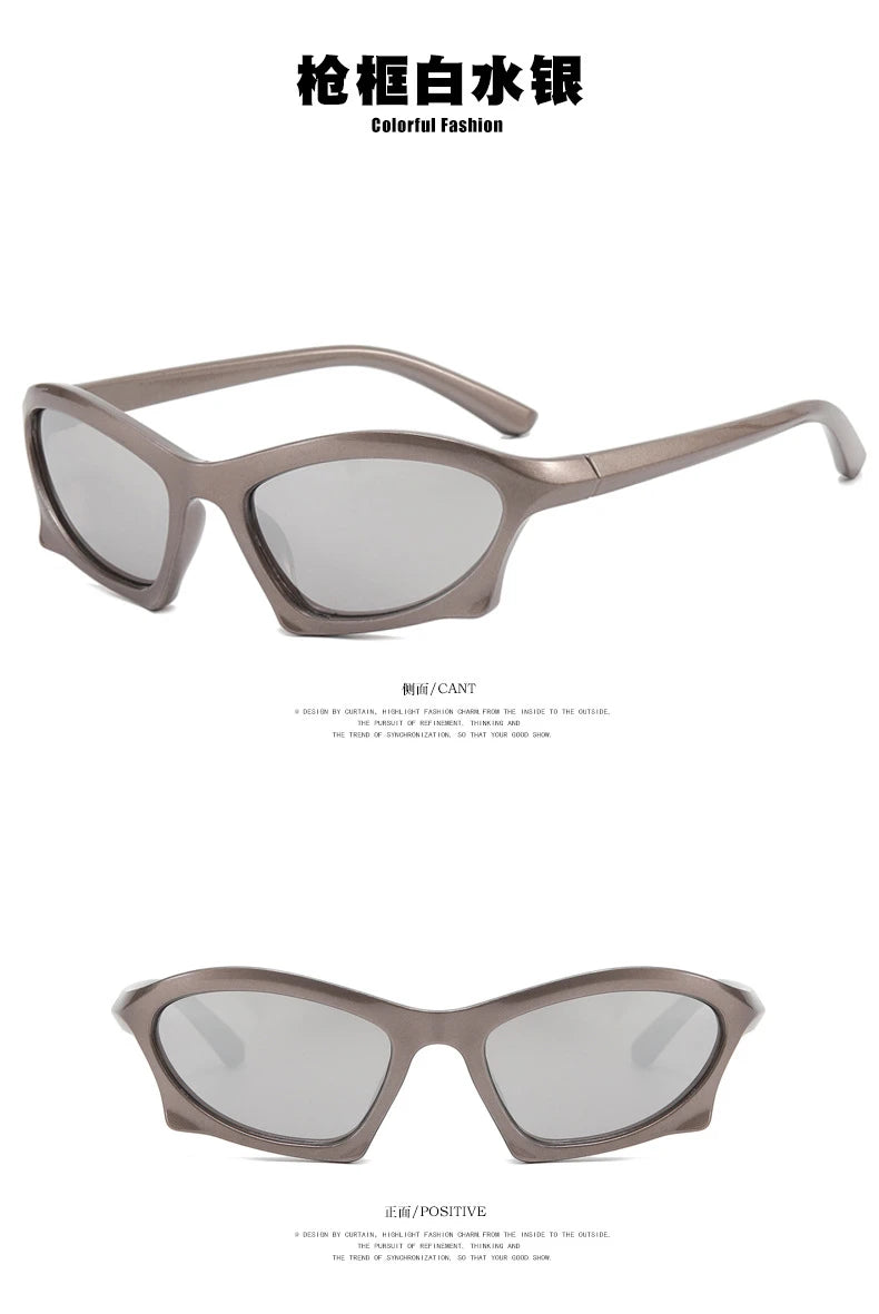 DRAVEN — Polygon Sunglasses –  Punk Vintage UV400 Eyewear