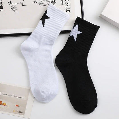 Star Pattern Ankle Socks – Unisex Street Sport Style