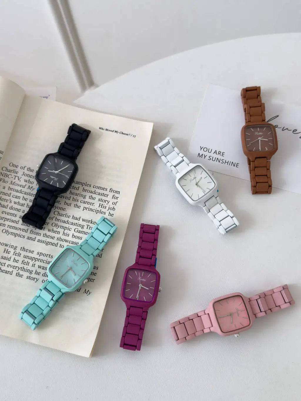 DRAVEN — Contemporary Grace – Women’s Square Alloy Watch 2025 Edition