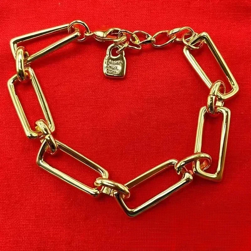 DRAVEN — Geometric Interlocking Rings Bracelet