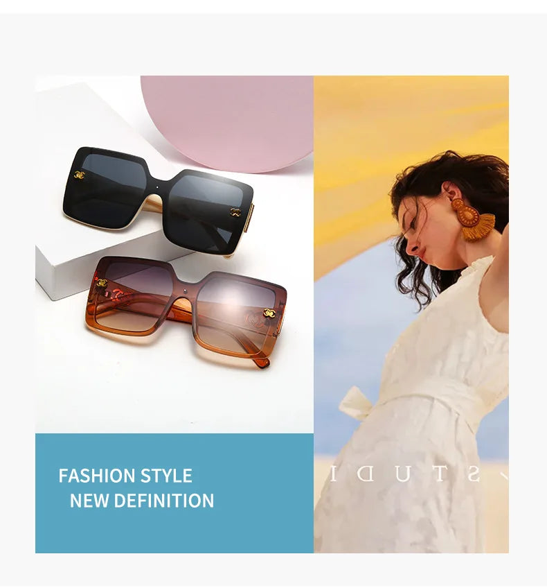 DRAVEN — Luxury Square Sunglasses – Modern Glamour Design