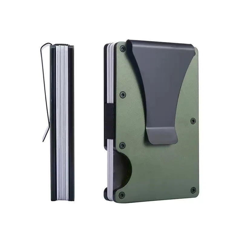 DRAVEN — Slim Metal Wallet Men RFID Blocking Front Pocket Money Clip