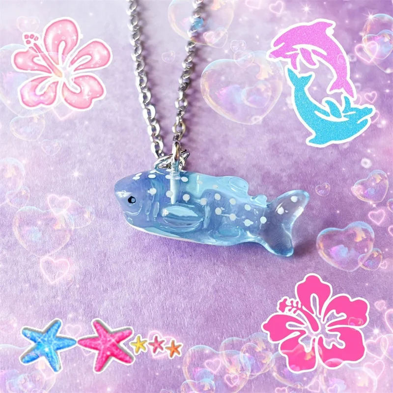 DRAVEN — Adorable Whale Shark Necklace – Cute Ocean-Inspired Jewelry