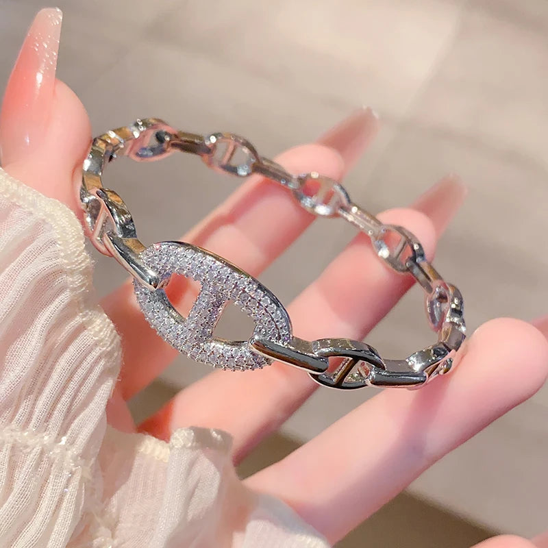 DRAVEN — 18K Gold Plated Skeleton Bangle