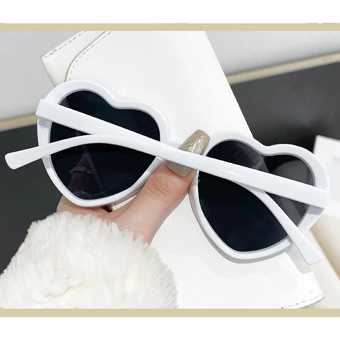 Heart Cat Eye Sunglasses – Retro Love Frame UV400 Eyewear – Elegant Men's Accessory | Accessorio Uomo Elegante