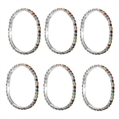 Crystal Elastic Bangle Set – Elegant Men's Accessory | Accessorio Uomo Elegante