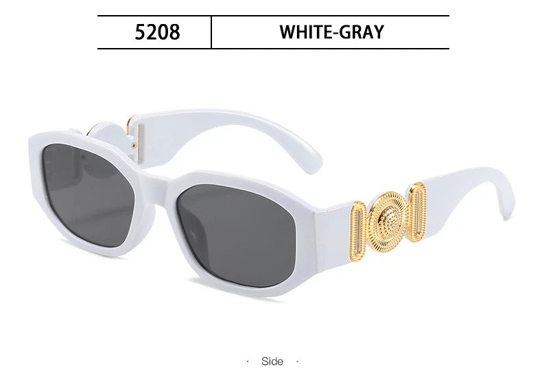 Vintage Rectangle Sunglasses – Small Frame Luxury Shades – Elegant Men's Accessory | Accessorio Uomo Elegante