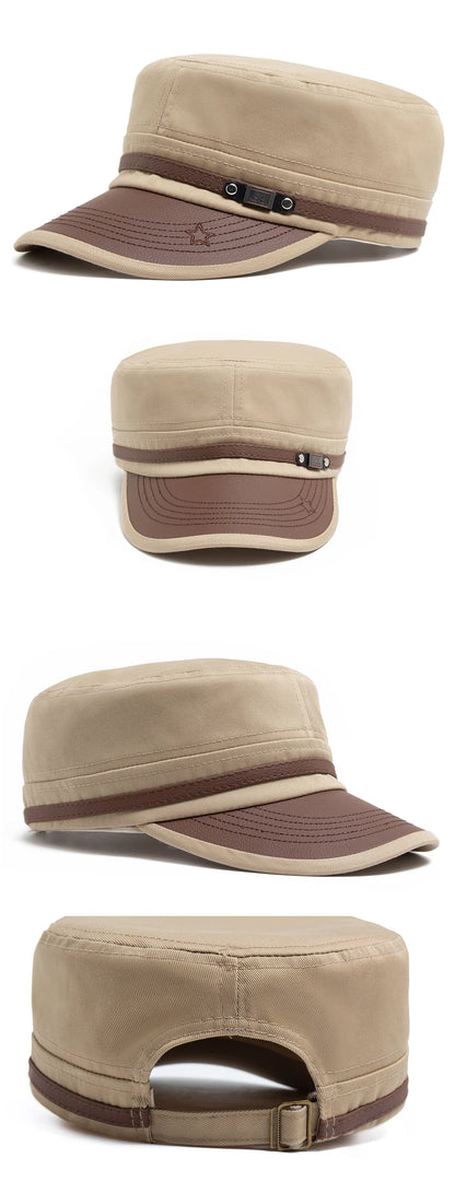 PU Leather Brim Baseball Cap – Unisex Casual Street Style