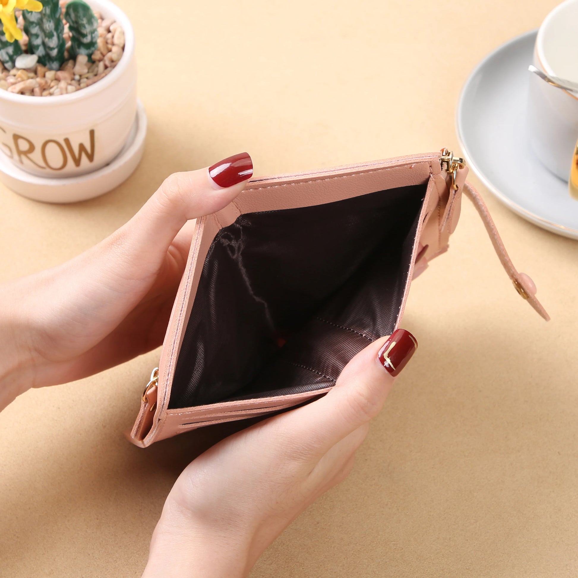 Luxury Short Wallet Women Multifunction Coin Purse – Elegant Men's Accessory | Accessorio Uomo Elegante