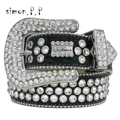 Skull Studded Belt Unisex Punk Rock Gothic Style – Elegant Men's Accessory | Accessorio Uomo Elegante