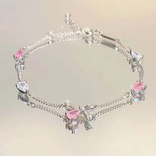 DRAVEN — Draven Crystal Blossom Bracelet — Bracelets | DRAVEN
