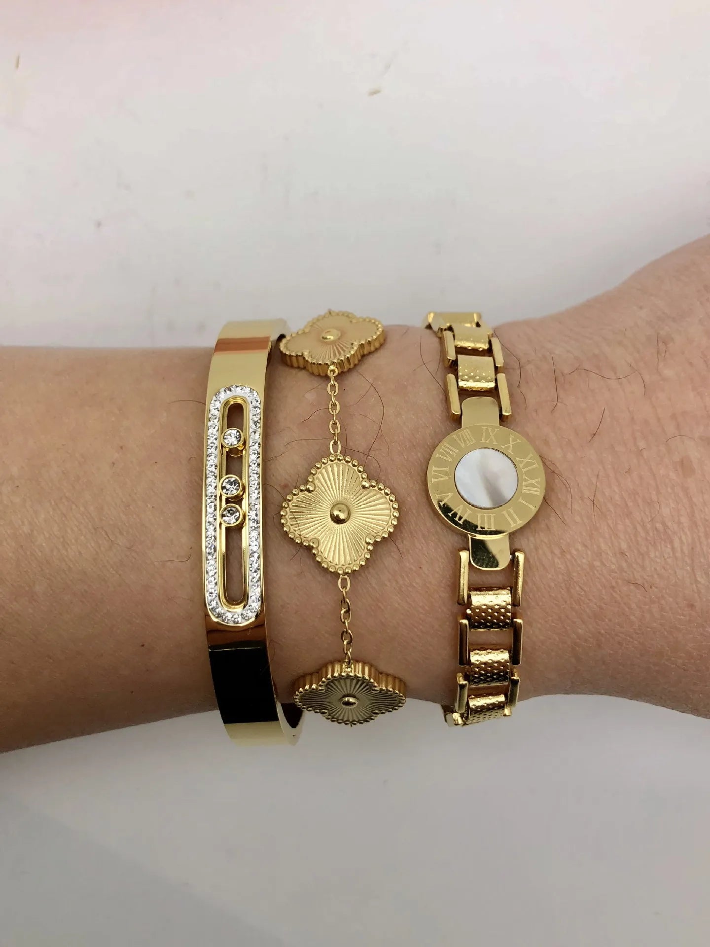 DRAVEN — Stainless Steel Lucky Beads Bracelet