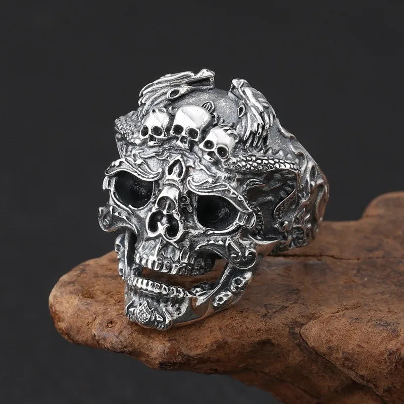 DRAVEN — Vintage Gothic Skull Ring