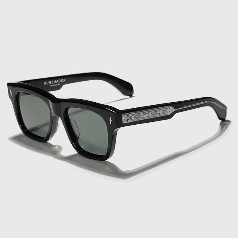 DRAVEN — Handmade Square Sunglasses – Luxury Acetate Design