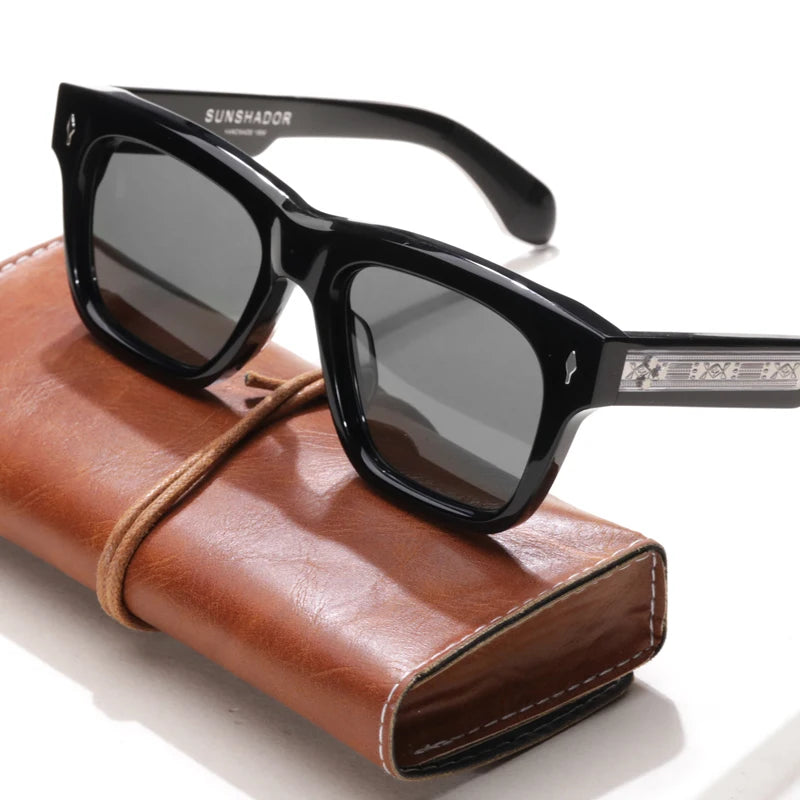 DRAVEN — Handmade Square Sunglasses – Luxury Acetate Design