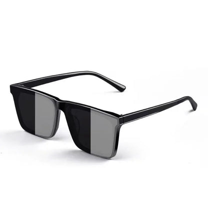 Minimal Square Luxury Sunglasses – Unisex Fashion Shades – Elegant Men's Accessory | Accessorio Uomo Elegante