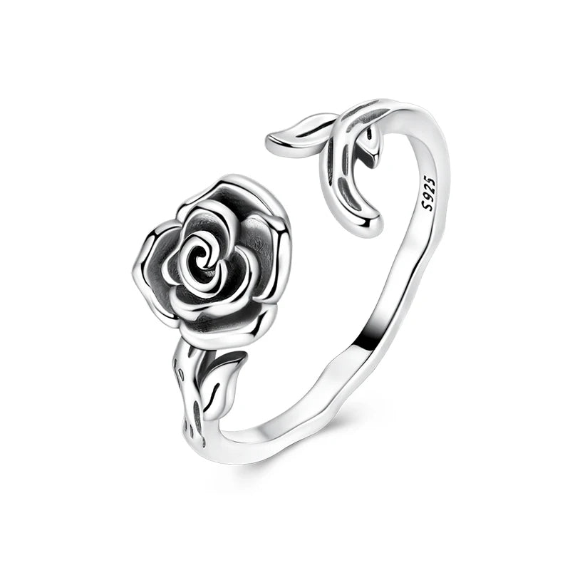 DRAVEN — Blue Zircon Butterfly Silver Ring