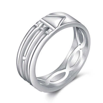 Personalized Atlantis Design Ring – Elegant Men's Accessory | Accessorio Uomo Elegante