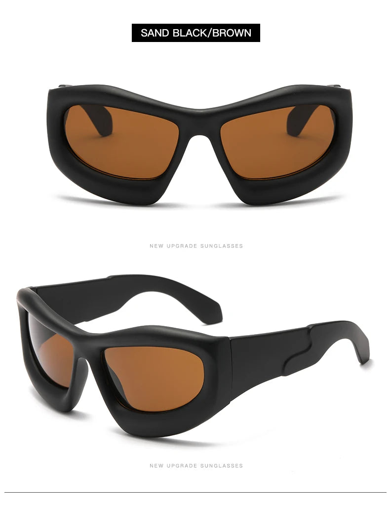 DRAVEN — Y2K Large Frame Sunglasses – Punk  Street Luxury Shades