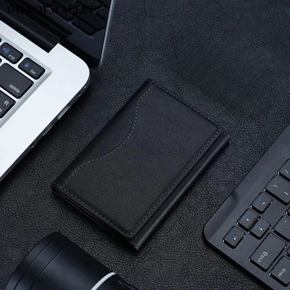 MagSafe Trifold Magnetic Wallet Men Women Foldable Design – Elegant Men's Accessory | Accessorio Uomo Elegante