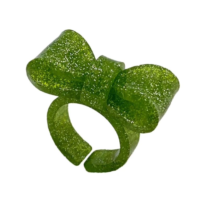 DRAVEN — Colorful Bowknot Resin Ring