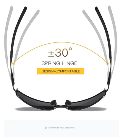 Polarized Driving Sunglasses – Night Vision Cycling Shades – Elegant Men's Accessory | Accessorio Uomo Elegante