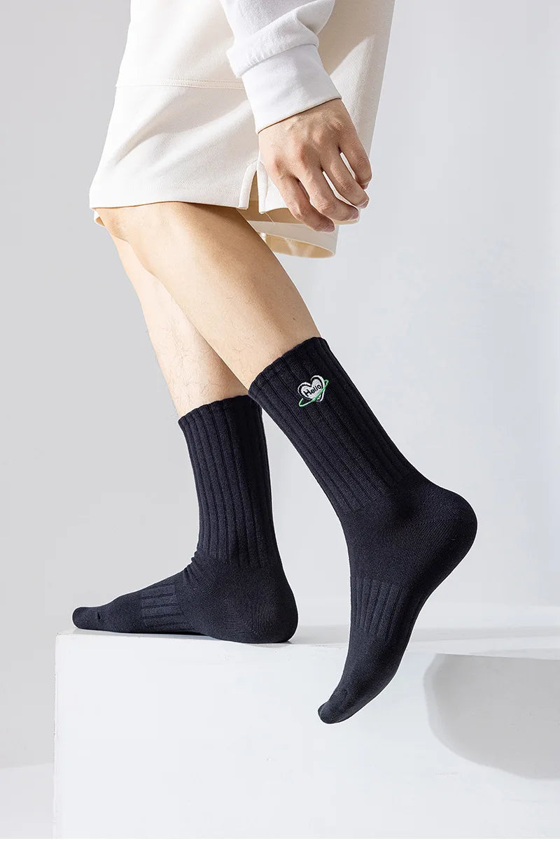 DRAVEN — Cartoon Embroidered Socks – Unisex Harajuku Street Style