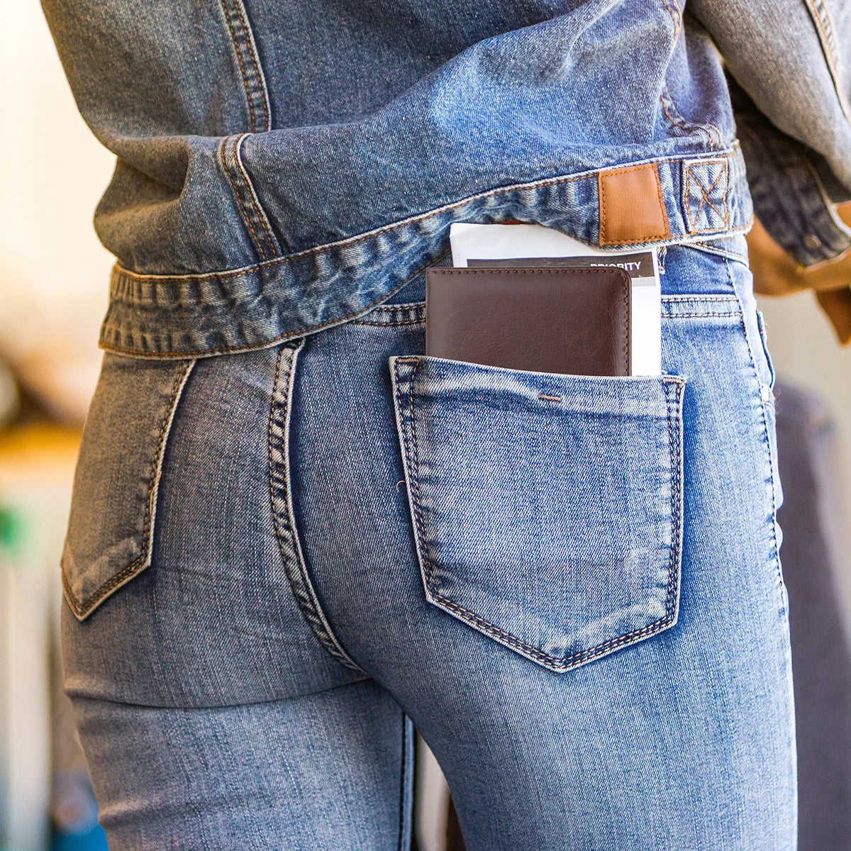 DRAVEN — Leather Passport Holder Travel Wallet Unisex Organizer