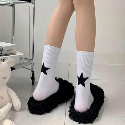 Star Pattern Ankle Socks – Unisex Street Sport Style