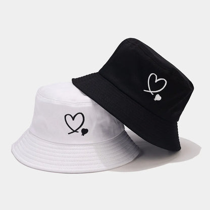 Love Embroidered Bucket Hat – Unisex Summer Street Style