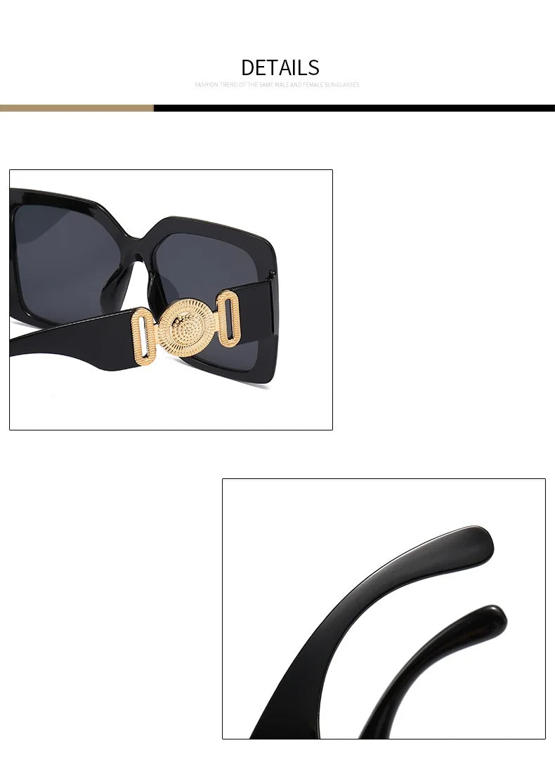 DRAVEN — Popular Square Sunglasses – Luxury Retro Travel Style