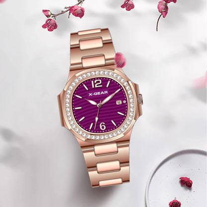 Women’s Retro Silver Watch – Oversized Dial & Stainless Steel Design – Elegant Men's Accessory | Accessorio Uomo Elegante