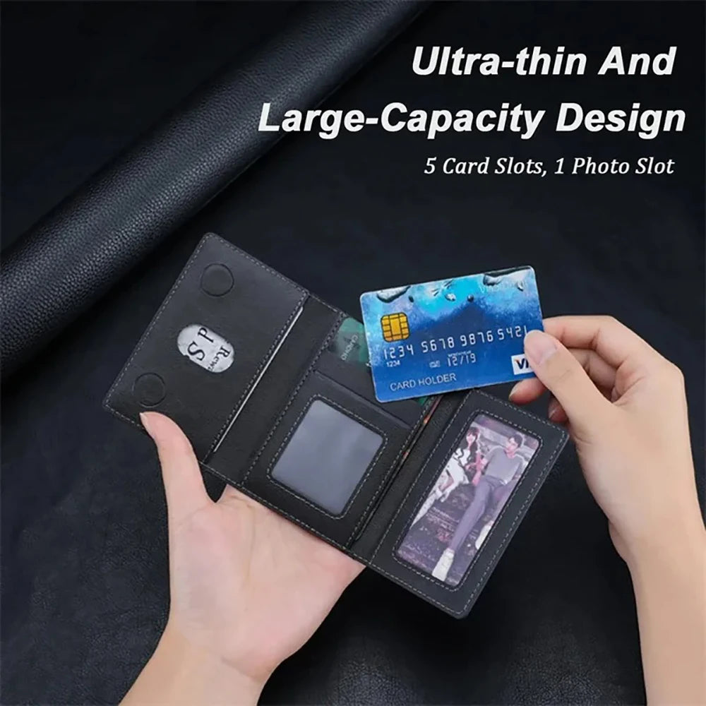 DRAVEN — MagSafe Trifold Magnetic Wallet Men Women Foldable Design