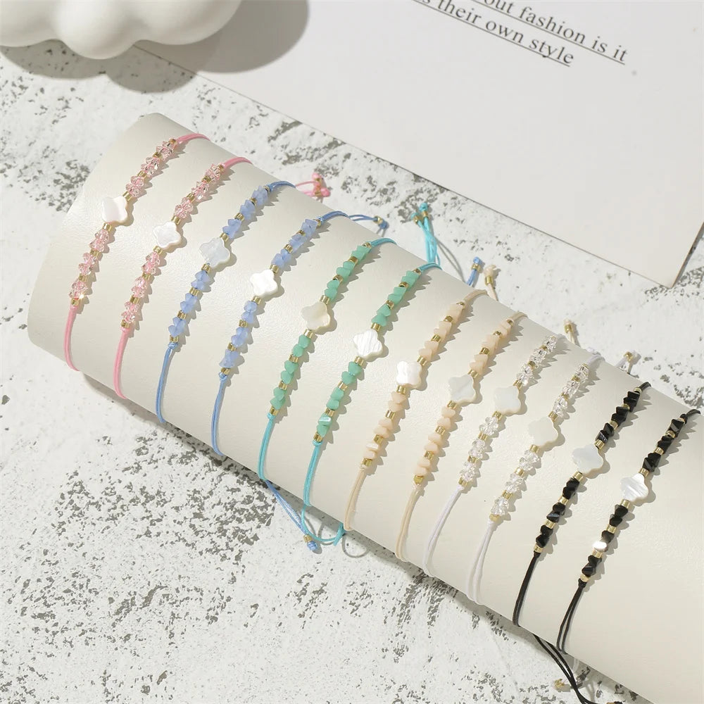 12-Piece Beaded Braided Bracelet Set – Elegant Men's Accessory | Accessorio Uomo Elegante