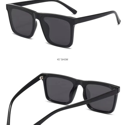 Minimal Square Luxury Sunglasses – Unisex Fashion Shades – Elegant Men's Accessory | Accessorio Uomo Elegante