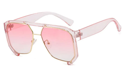 Irregular Frame Sunglasses – Retro Luxury Shades – Elegant Men's Accessory | Accessorio Uomo Elegante