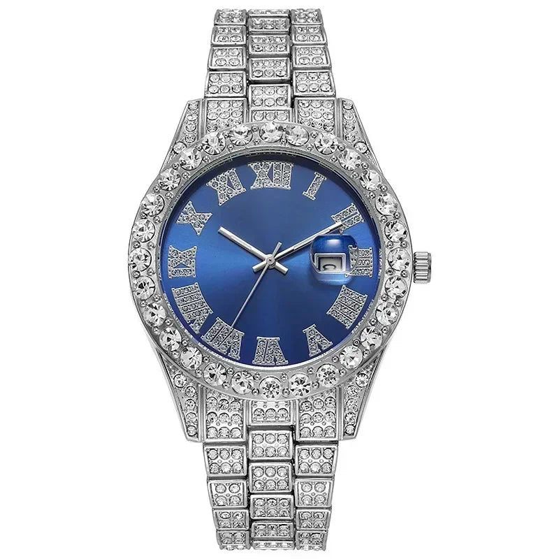 DRAVEN — Spectrum Ice – Men’s Multicolor Crystal Watch in Luxury Finish