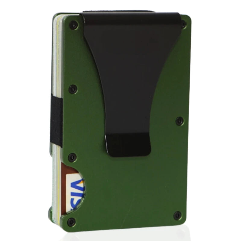 DRAVEN — Slim Metal Wallet Men RFID Blocking Front Pocket Money Clip