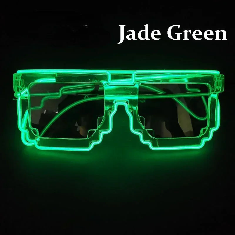 DRAVEN — Glow-in-the-Dark LED Sunglasses – Mosaic Party Style