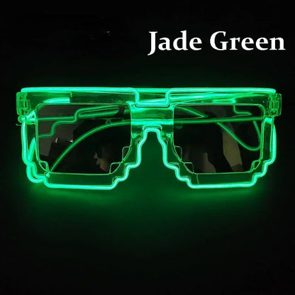 Glow-in-the-Dark LED Sunglasses – Mosaic Party Style