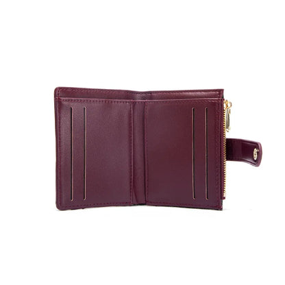 Classic Square Wallet Women 2025 Snap Closure Design – Elegant Men's Accessory | Accessorio Uomo Elegante