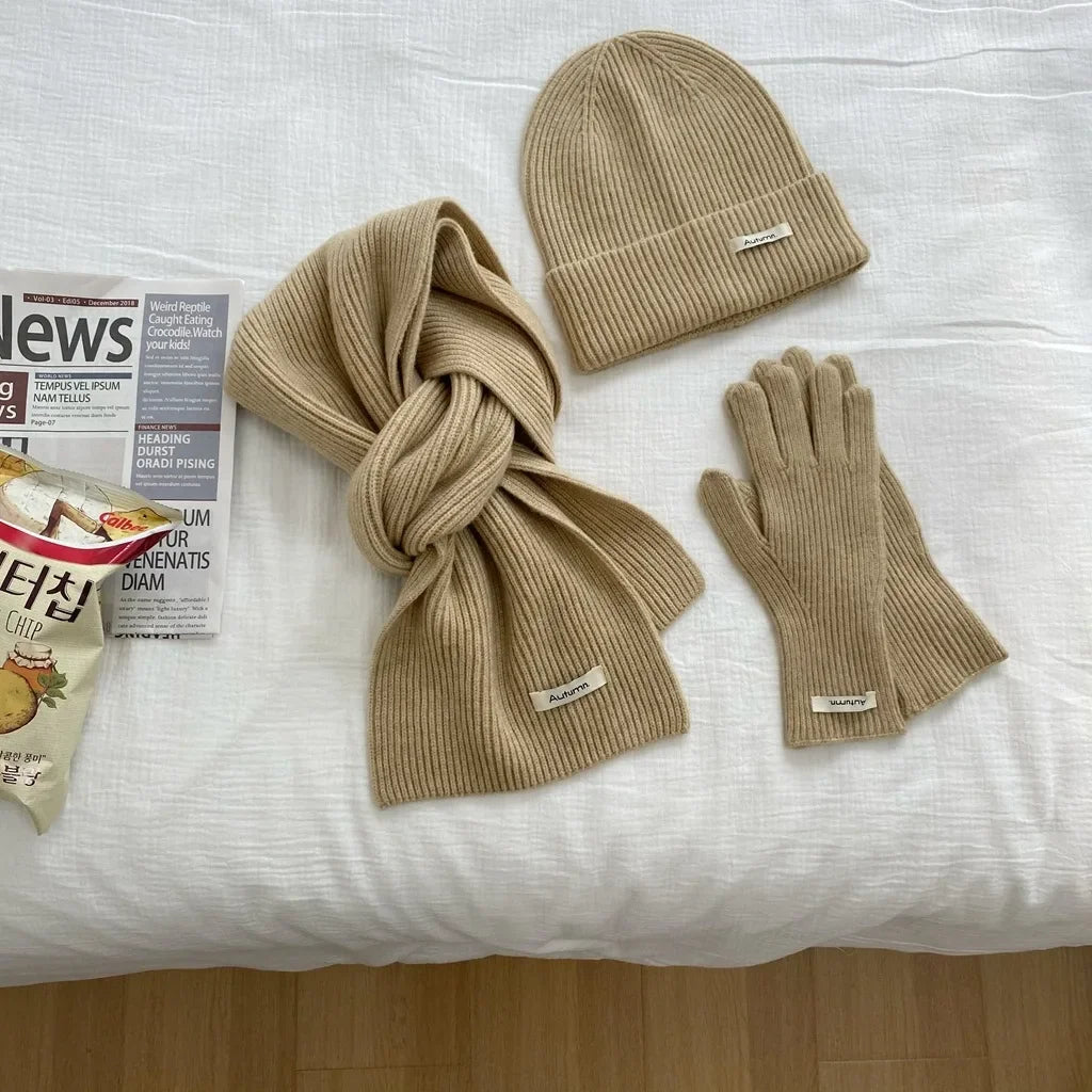 DRAVEN — 2025 Women’s Winter Set – Warm Hat & Scarf Combo