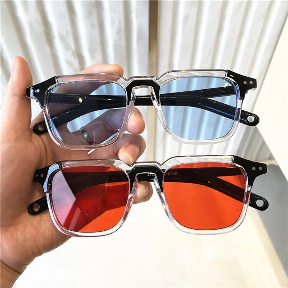 DRAVEN — Cool Square Sunglasses – Retro 90s Ocean Tint