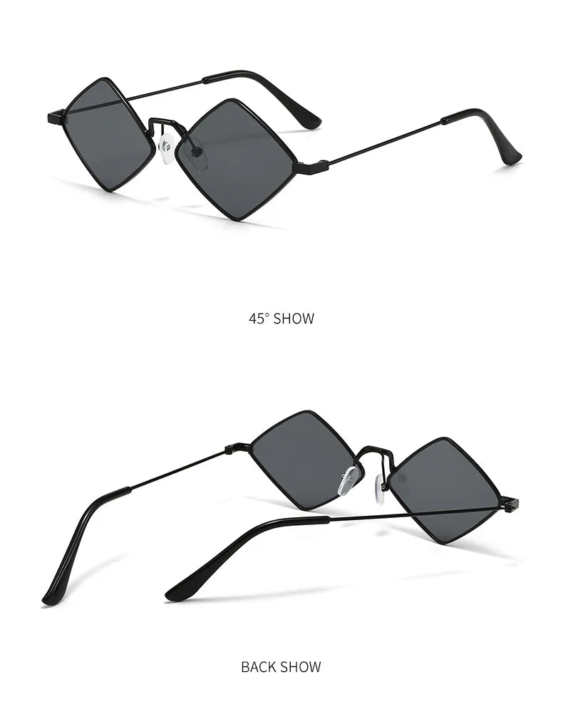 Diamond Frame Sunglasses – Elegant Men's Accessory | Accessorio Uomo Elegante